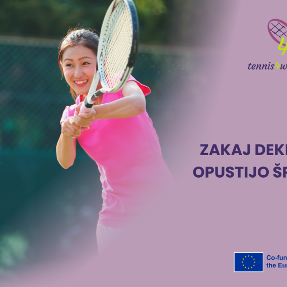 Zakaj dekleta opustijo šport — In kako jim tenis lahko pomaga