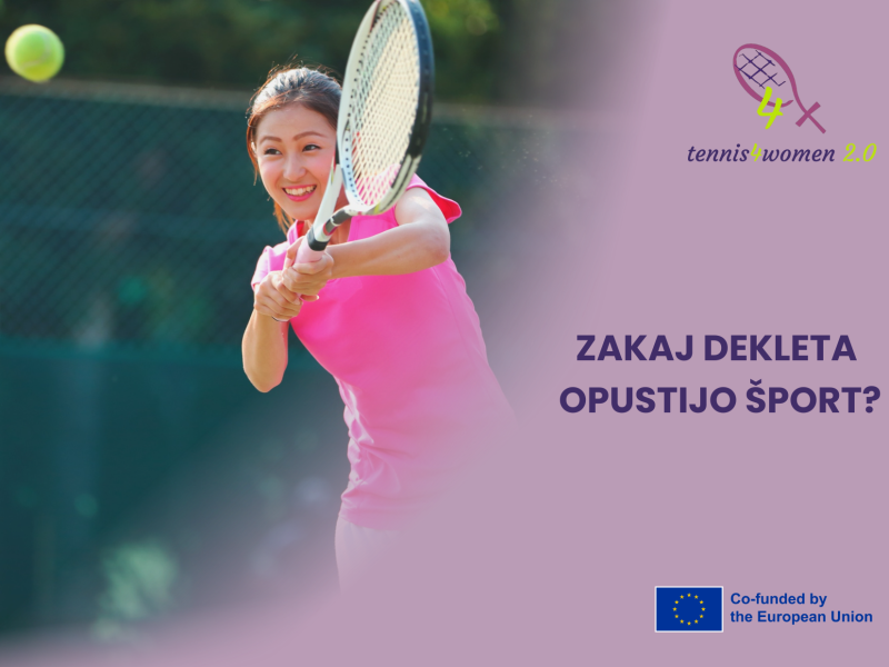 Zakaj dekleta opustijo šport — In kako jim tenis lahko pomaga